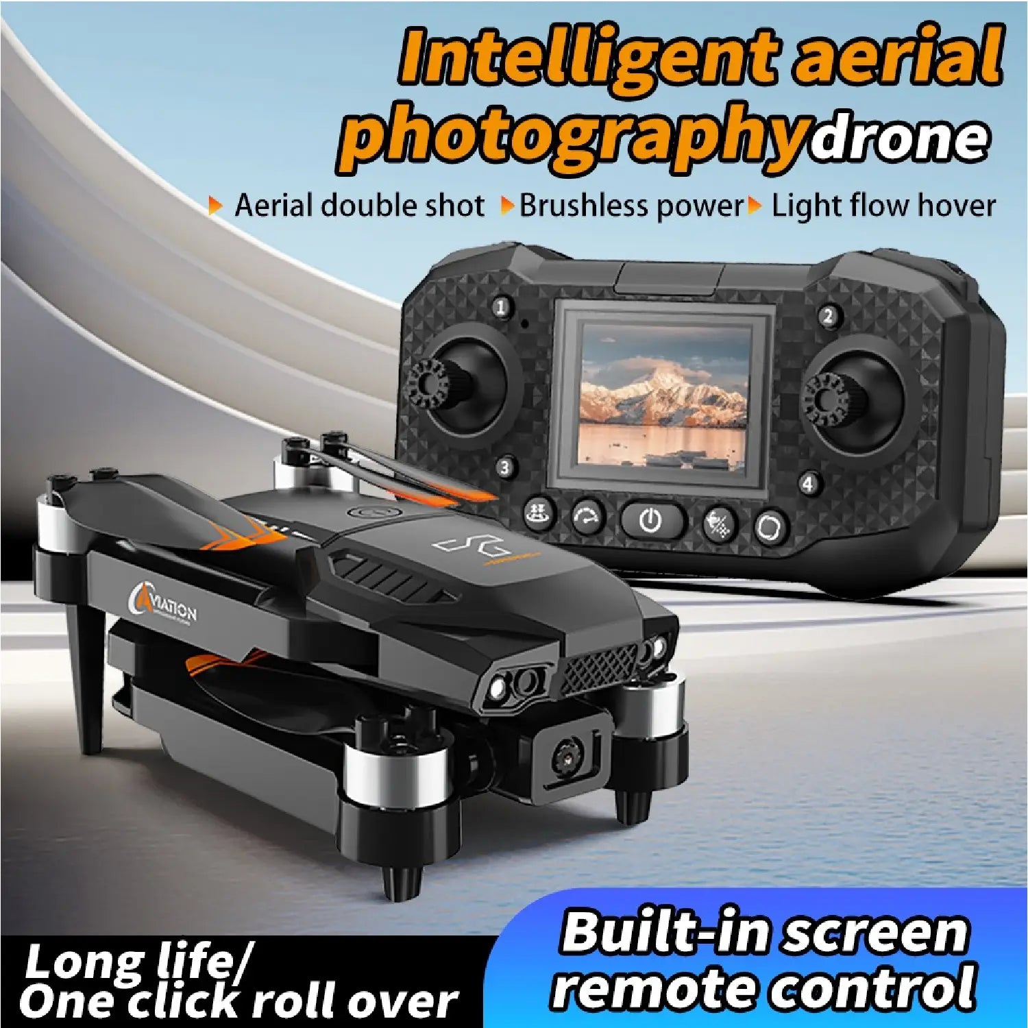 F205 Drone – 4K HD Camera, Brushless Motor, 25min Flight Time - RS8708