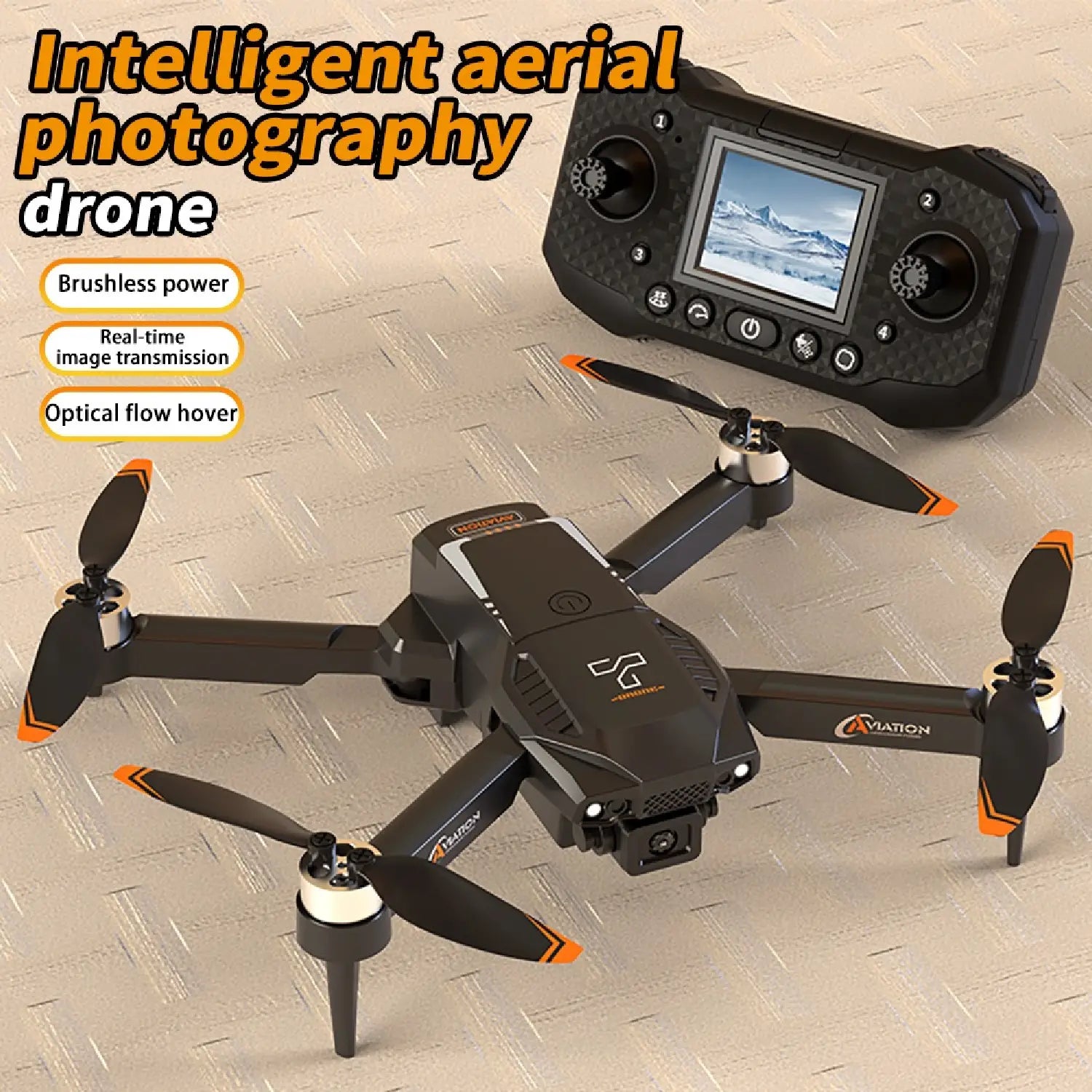 F205 Drone – 4K HD Camera, Brushless Motor, 25min Flight Time - RS8708
