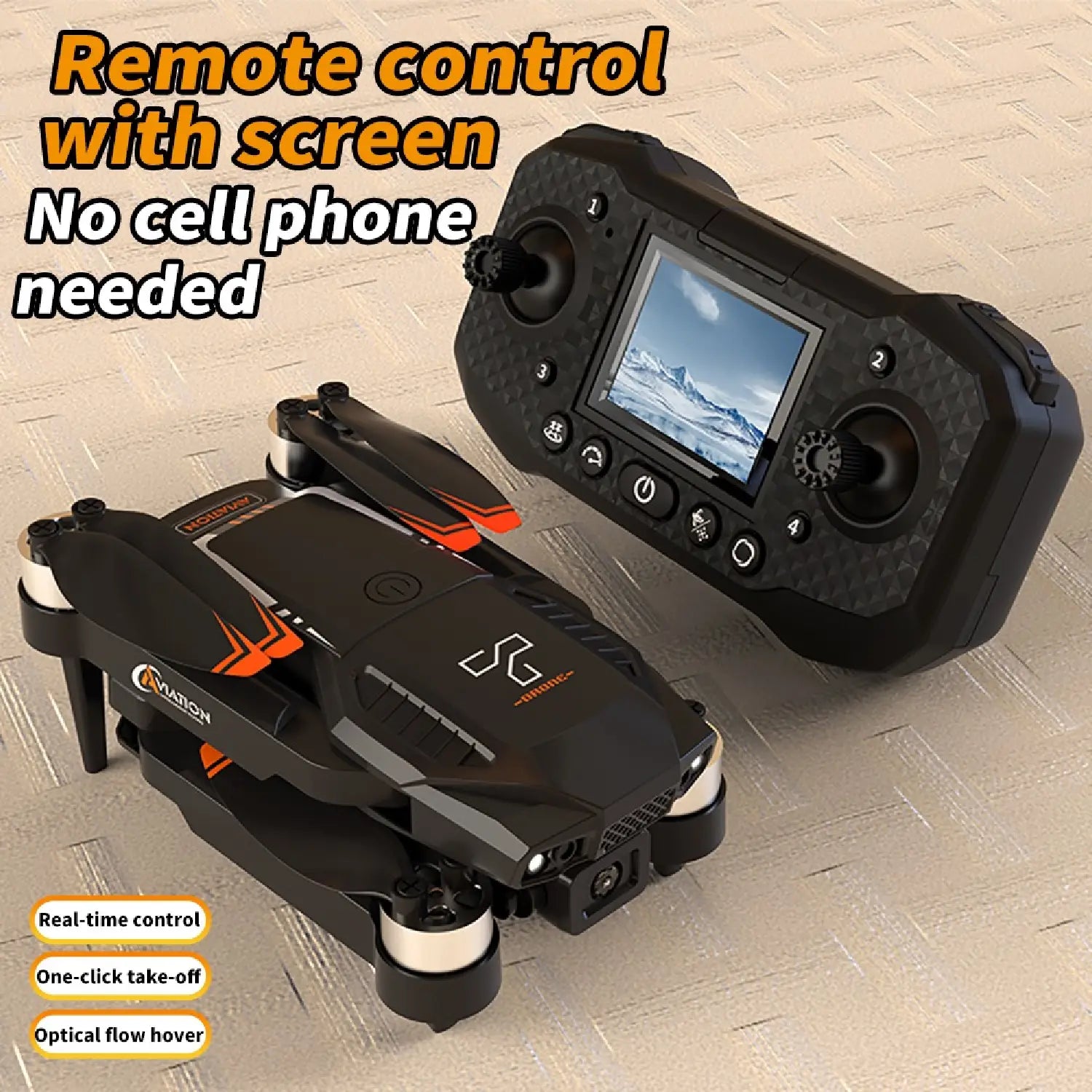 F205 Drone – 4K HD Camera, Brushless Motor, 25min Flight Time - RS8708