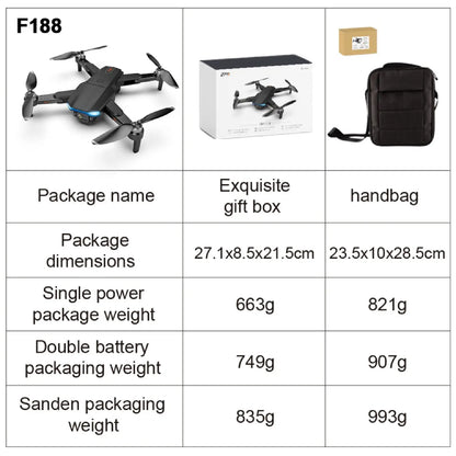 F188 5G/GPS Drone – 6K HD Camera, Brushless Motor & 35min Flight Time - RS8709