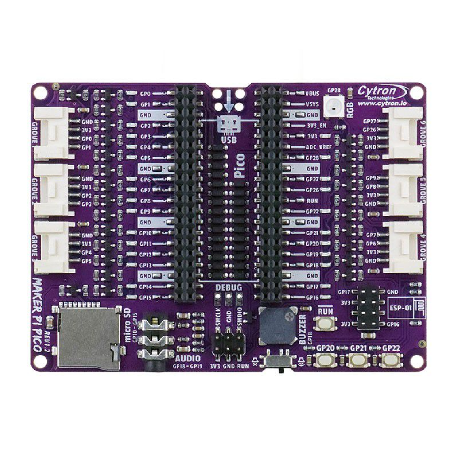 GPIO Board for Pi Pico

