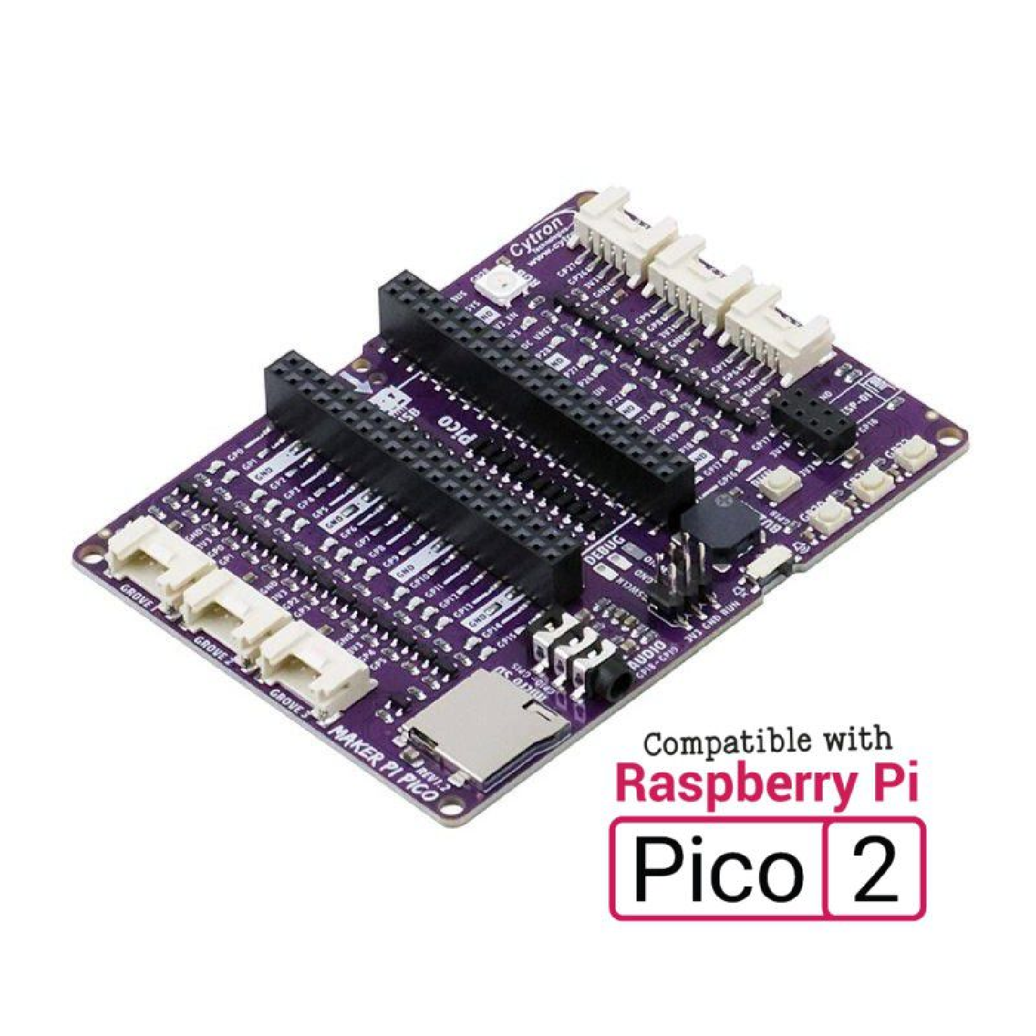 Pi Pico Base with LED Indicators

