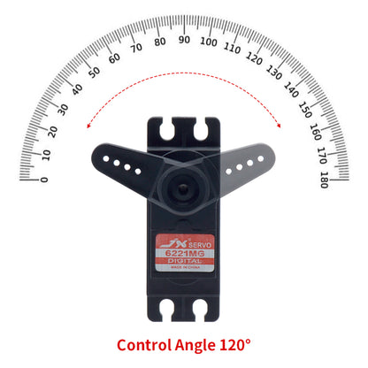 JX Servo PDI-6209MG Coreless Digital Servo 9KG High-Torque Metal Gear Digital Servo For RC Crawlers, Robots, and Aircraft