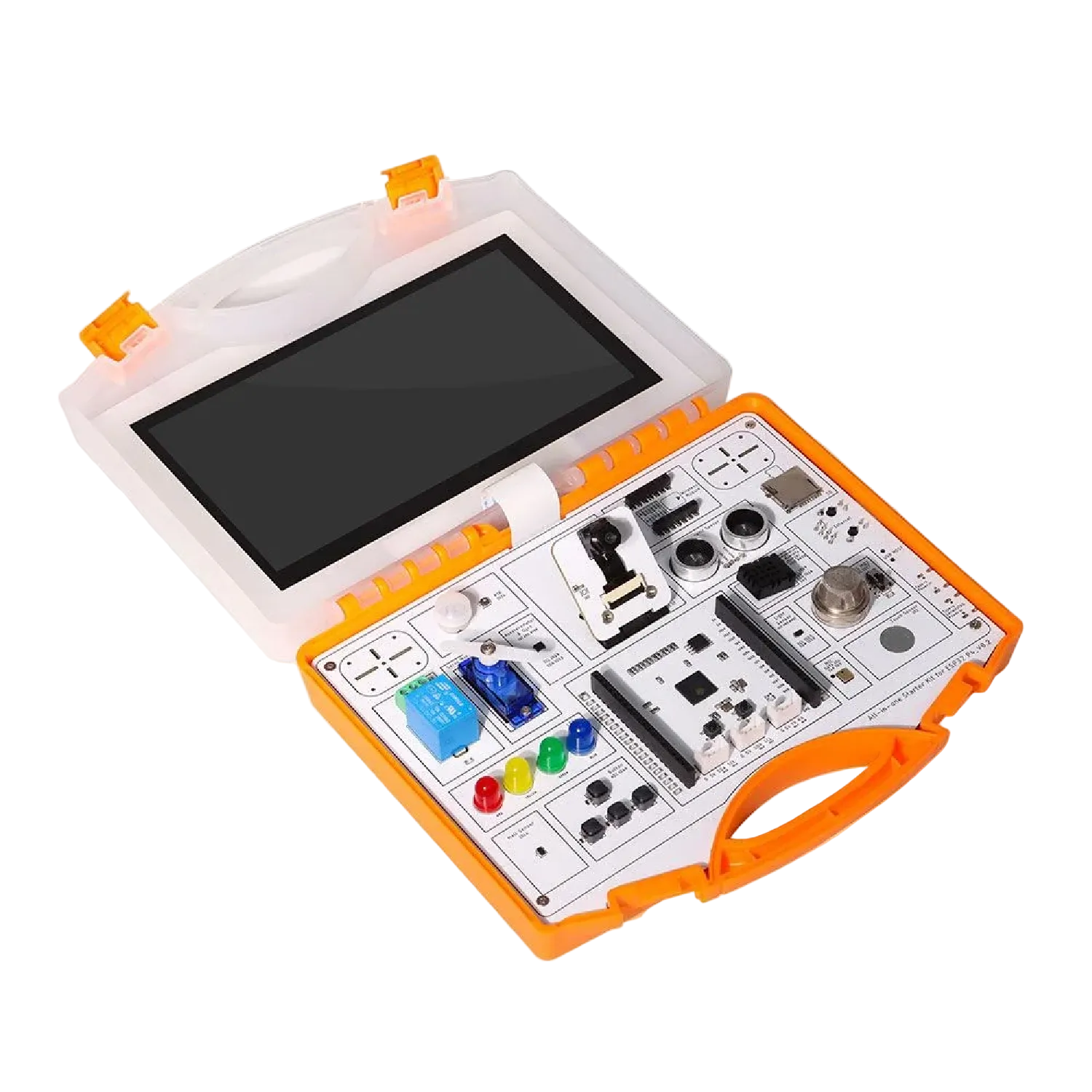 ELECROW ESP32-P4 All-in-One Starter Kit with 16 Modules & AI Lessons For IoT Robotics & STEM Learning