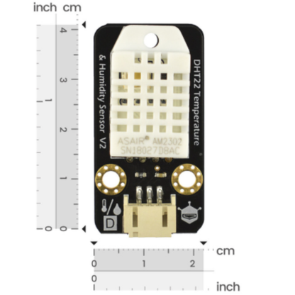 DFRobot Gravity DHT22 Sensor Temperature & Humidity Sensor AM2302 Chip, I2C Interface For Easy Integration, DIY Weather Stations, IoT Projects, And Arduino Compatible