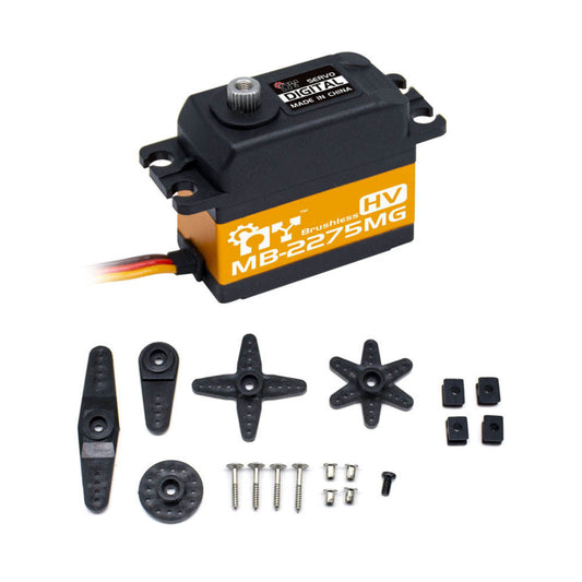 My Servo MB-2275MG Heavy-Duty Metal Gear Servo High-Torque & Waterproof Metal Gear Servo For Robotics, RC Car, Aircraft