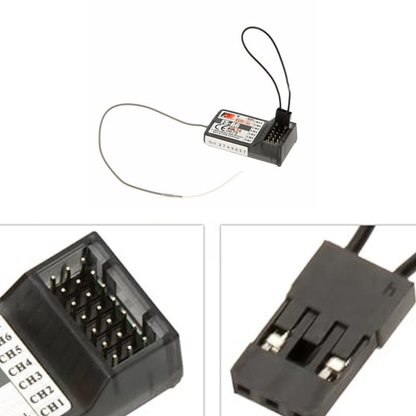 Flysky FS-A6 Receiver 2.4G 6CH AFHDS 2A Fixed-Wing RC Receiver For RC Airplanes & Helicopters