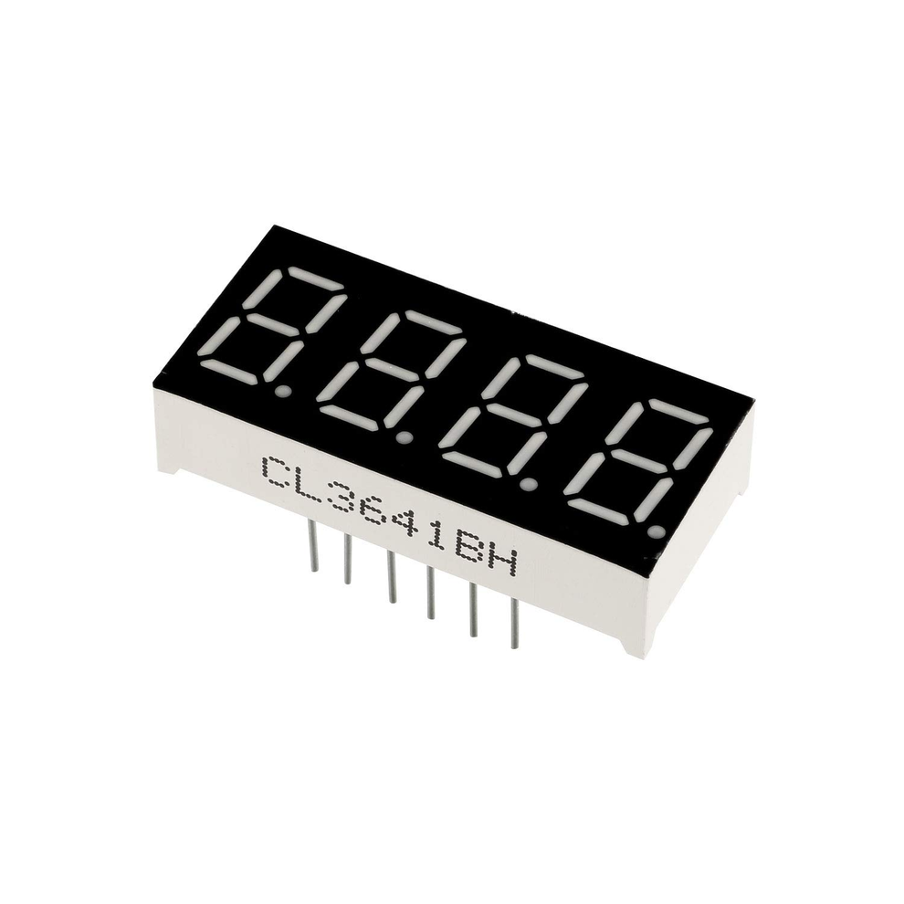 0.36 inch LED Display 4 Digit 7 Segment Display Common Anode Red – REES52