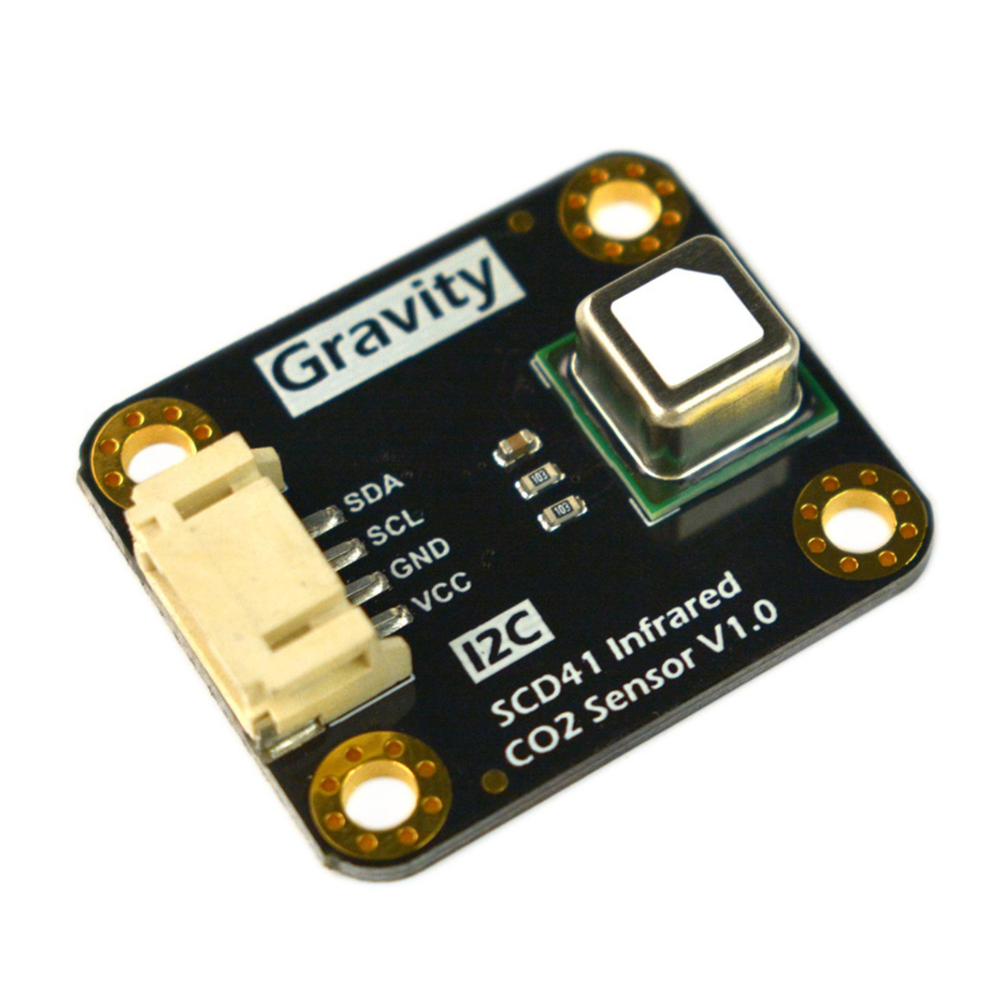 DFRobot Gravity: I2C SCD41 Infrared Carbon Dioxide / CO2 Sensor Module ...