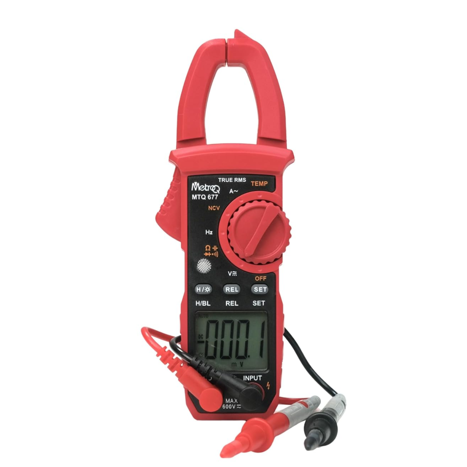 MetroQ MTQ-677 Professional 400A AC Clamp Meter