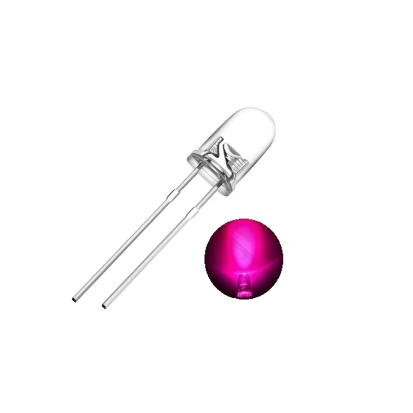 5mm Pink LED for Arduino, DIY Projects - RS7437