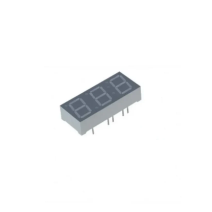 Acrylic 3 Digit 7 Segment LED Display 0.56 Inch Yellow Numeric Display For DIY Electronics, Counters & Timers - RS7664