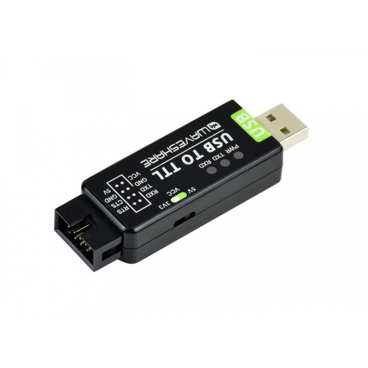 Waveshare FT232RNL USB-to-TTL Converter Industrial USB-to-TTL Adapter Multi Protection & Systems Support USB-to-TTL Converter For Industrial Applications - RS3047