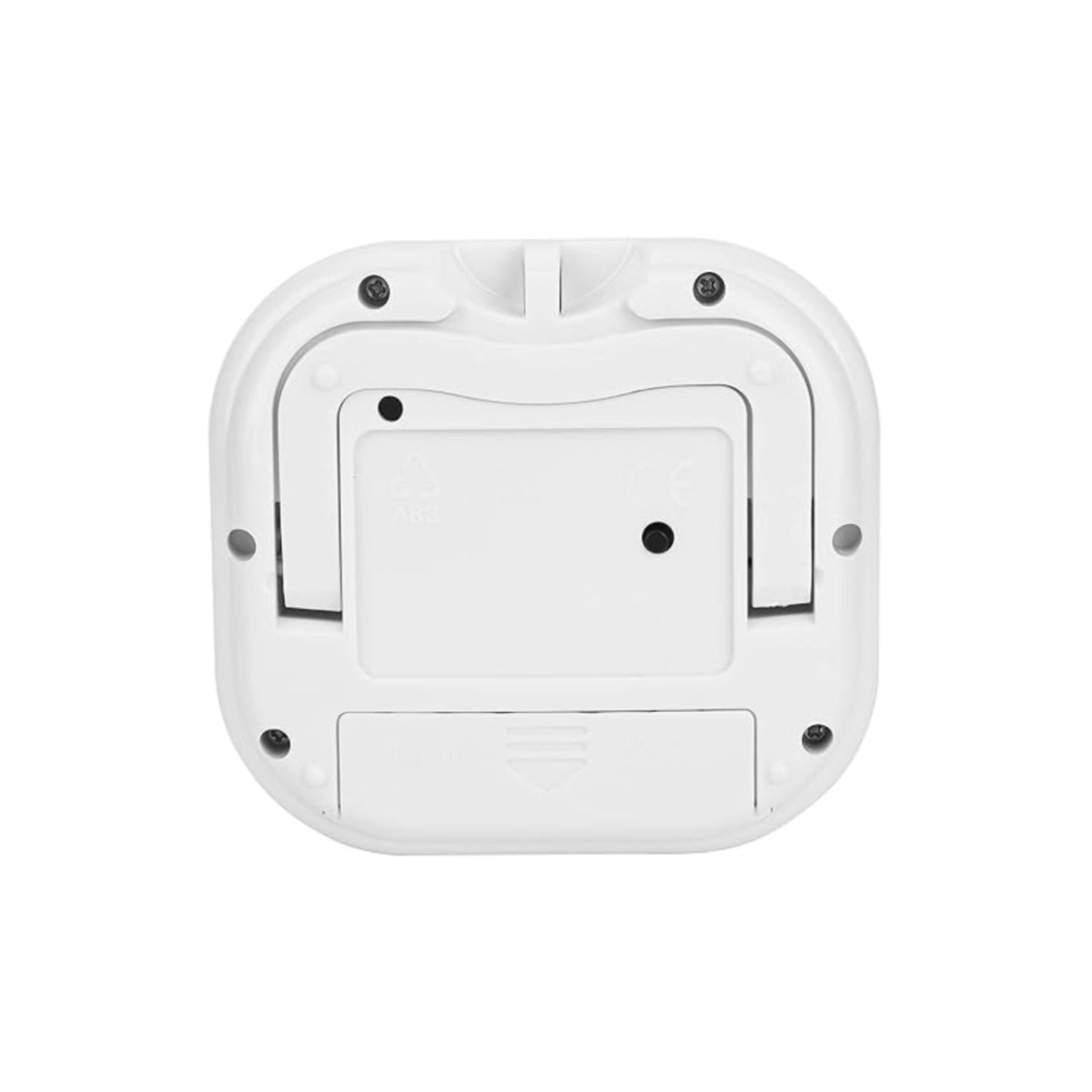 Digital Indoor Thermometer Hygrometer Clock With LCD Temperature & Humidity Monitor