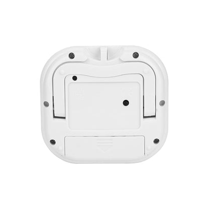 Digital Indoor Thermometer Hygrometer Clock With LCD Temperature & Humidity Monitor