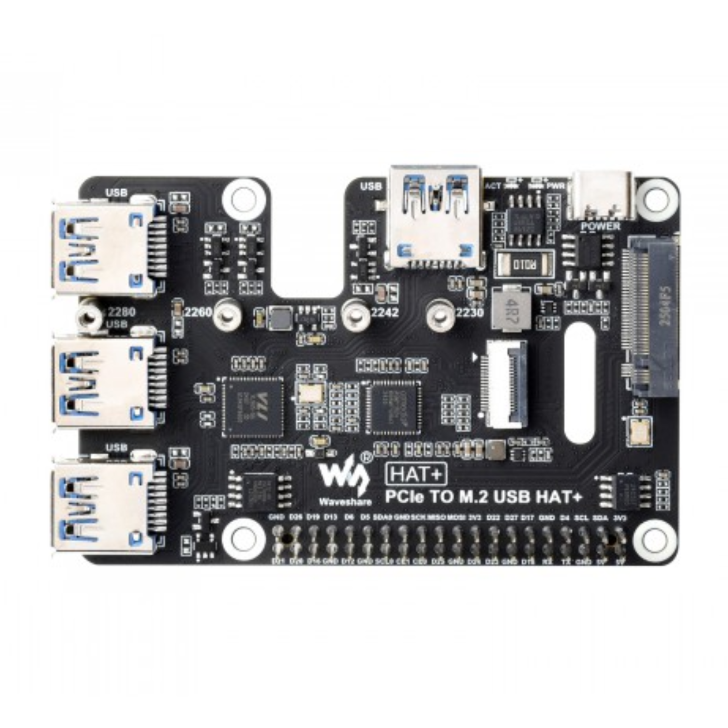 Waveshare PCIe to USB 3.2 Gen1 HAT