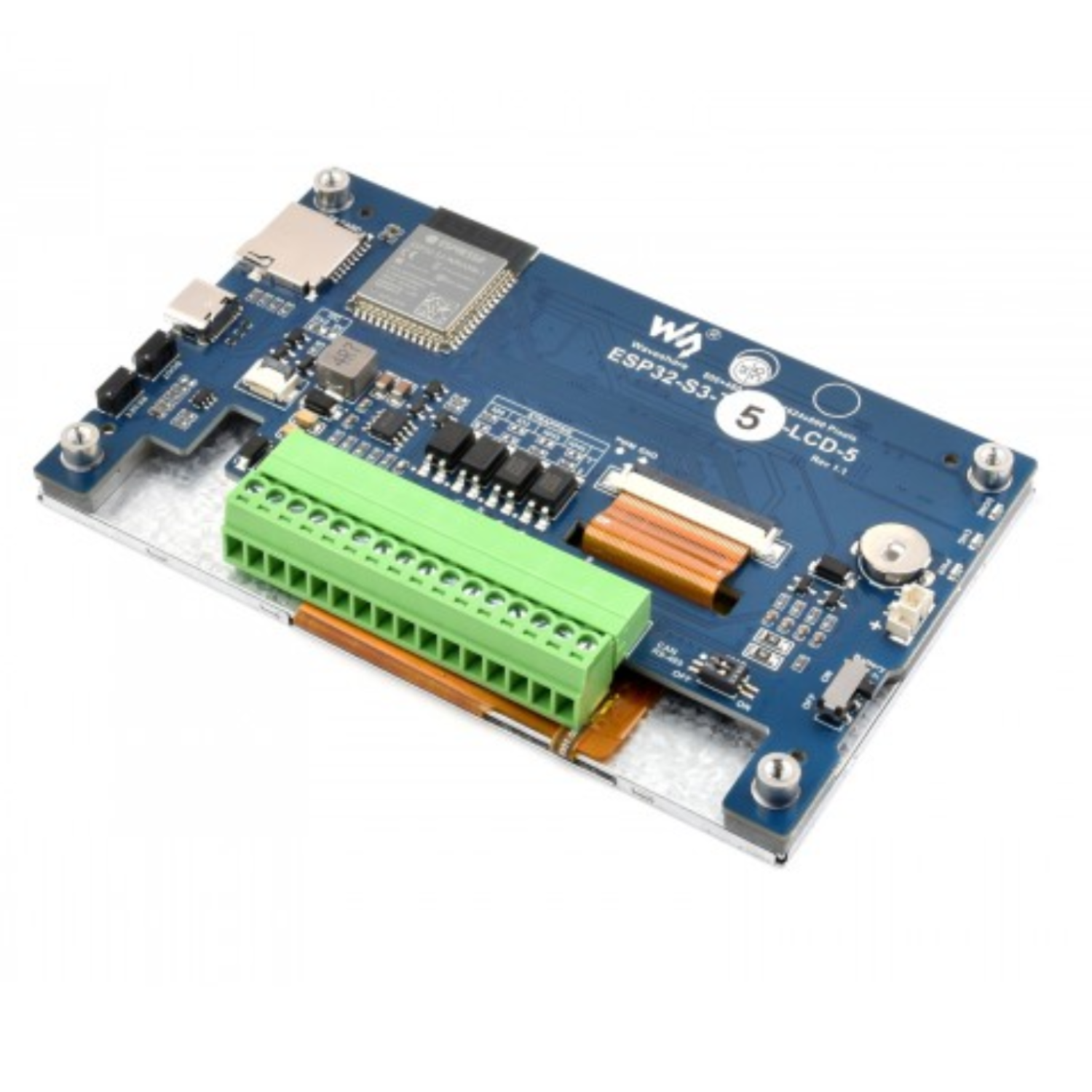 High-resolution ESP32 board (800x480)