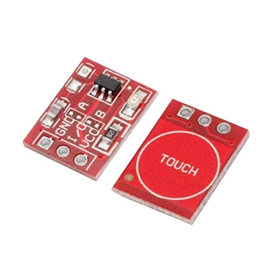 TTP223B Touch Button Sensor Module Capacitive Digital Switch (Red) - RS2607
