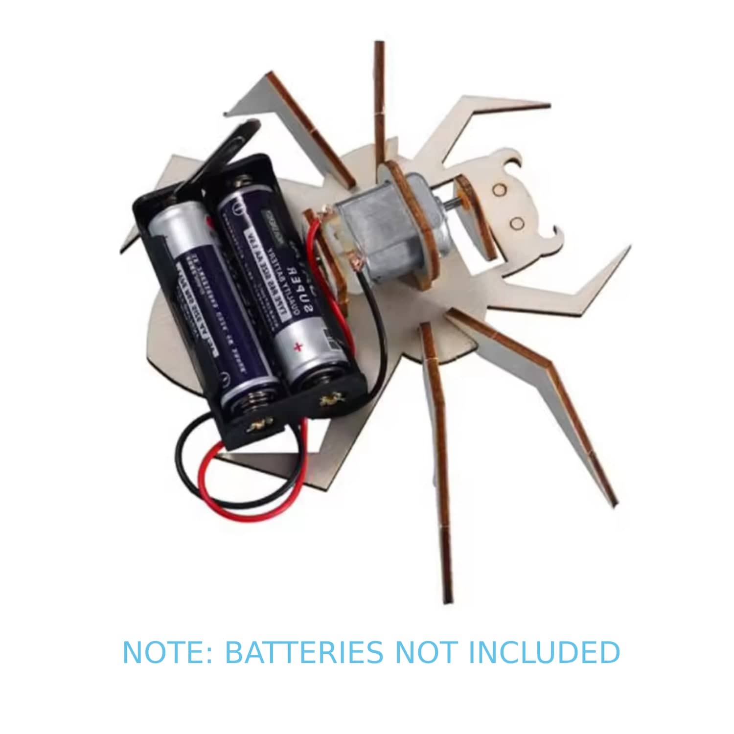 Battery Spider Electric Spider Robot STEM Kit DIY Electric Spider Robot Puzzle Kit ...