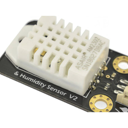 DFRobot Gravity DHT22 Sensor Temperature & Humidity Sensor AM2302 Chip, I2C Interface For Easy Integration, DIY Weather Stations, IoT Projects, And Arduino Compatible