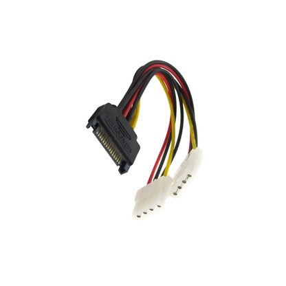 SATA 15P Male to Double 4Pin