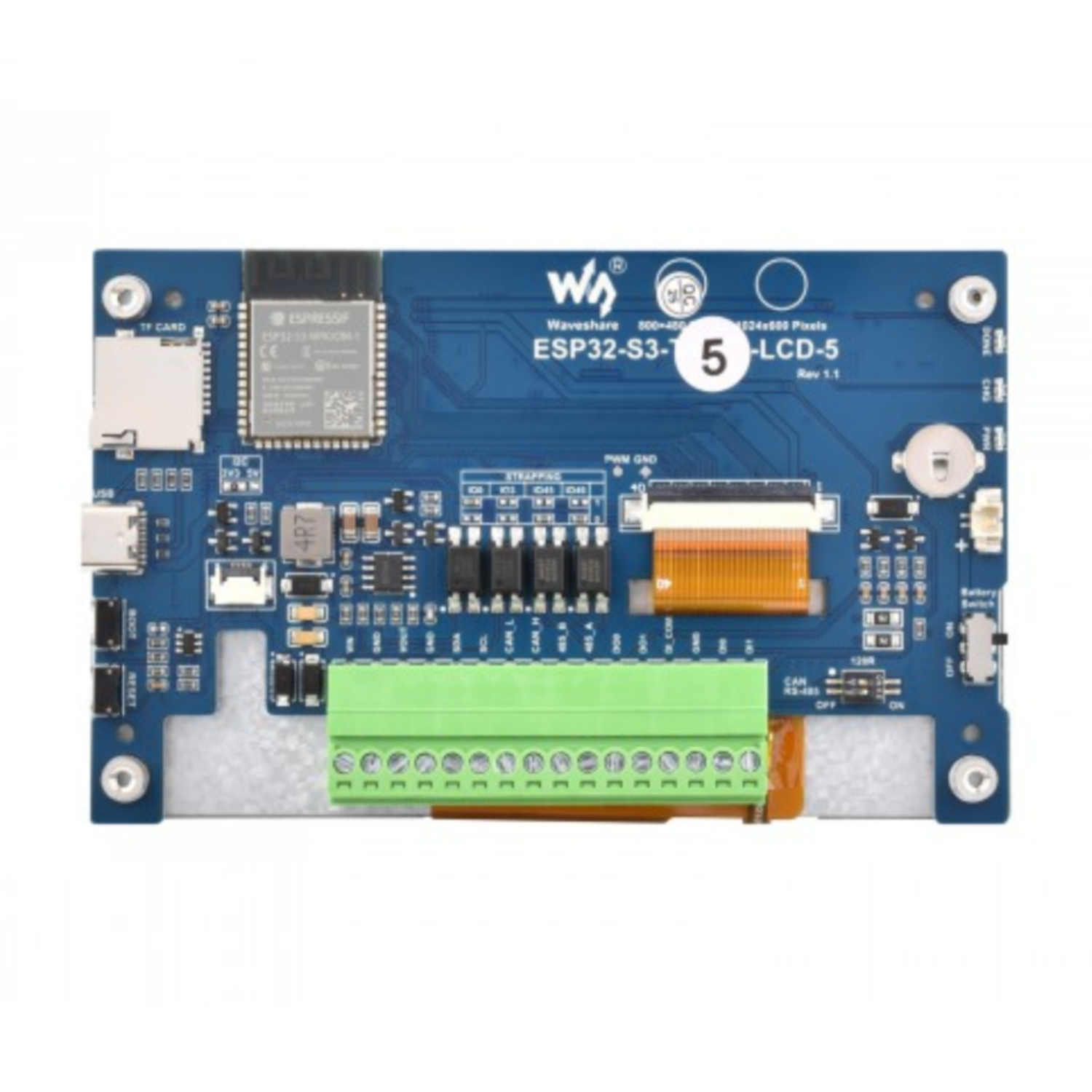 ESP32-S3 display with WiFi and Bluetooth