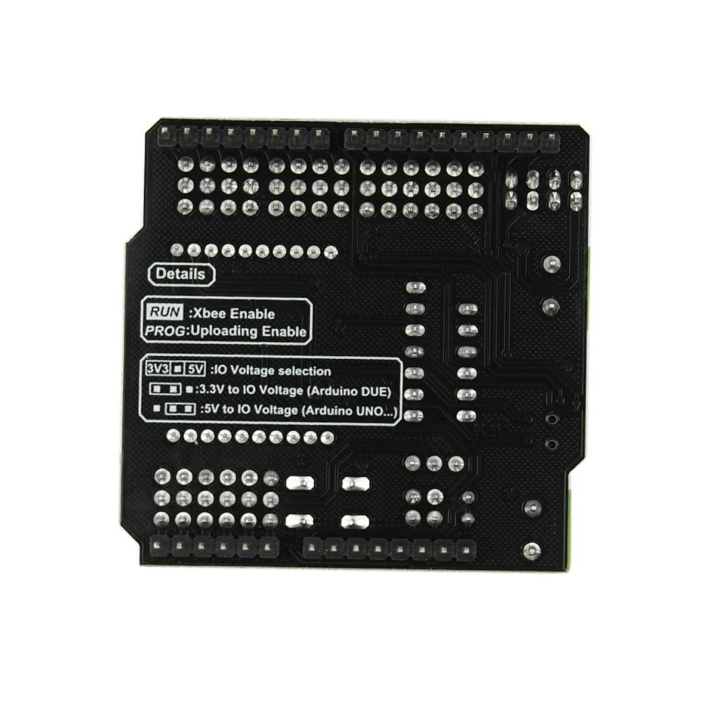 DFRobot Gravity: IO Expansion Shield For Arduino V7.1 With Color-Coded Headers And 3.3V 5V Switch For Arduino Sensor Prototyping