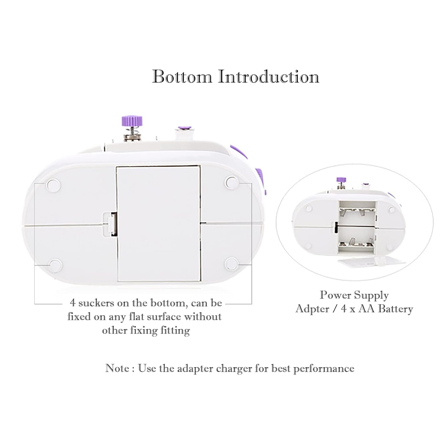 Makes Life Easy Mini Sewing Machine For Home Tailoring Electric Portable Silai Machine Multifunctional Household Sewing Machine For Beginner - RS7726