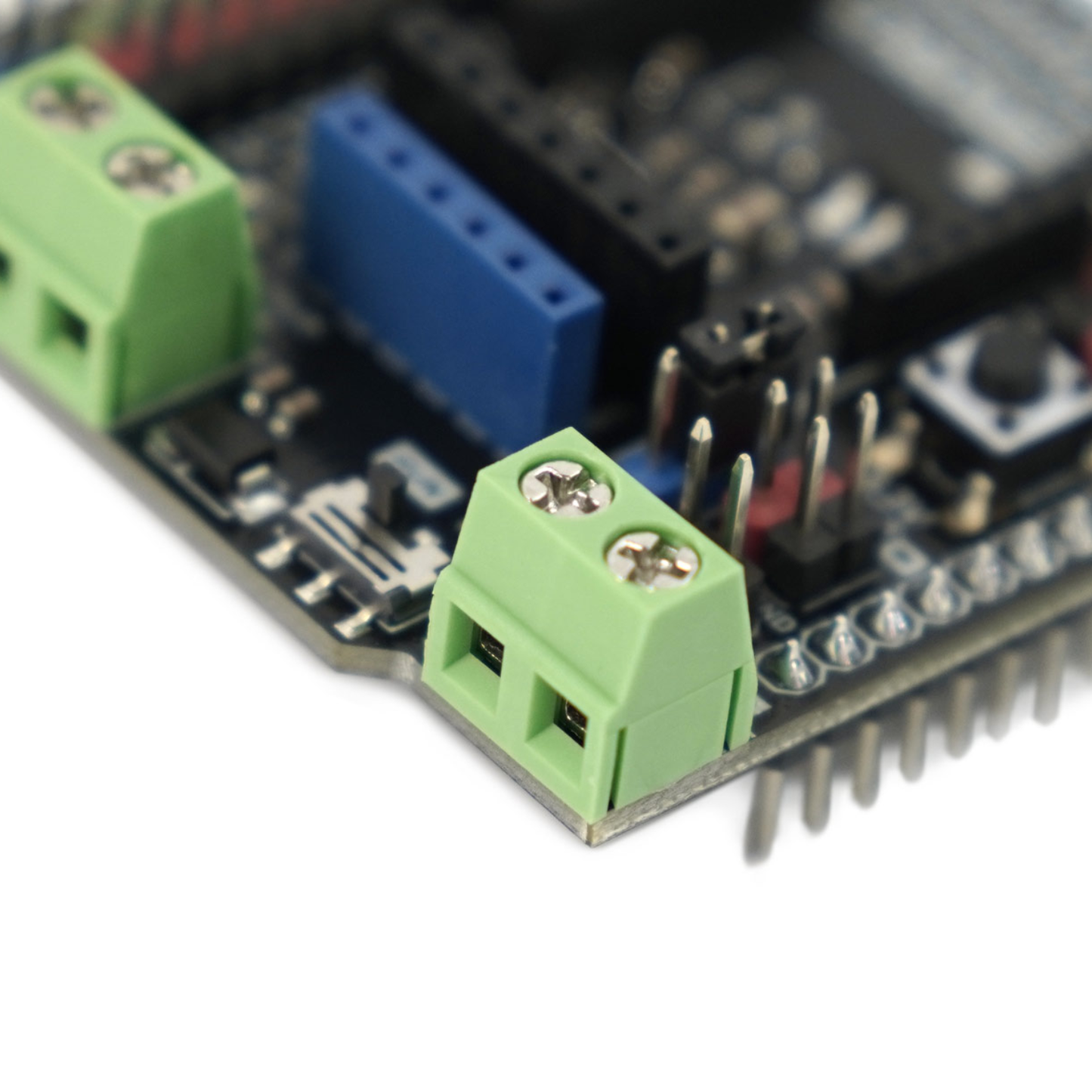 DFRobot Gravity: IO Expansion Shield For Arduino V7.1 With Color-Coded Headers And 3.3V 5V Switch For Arduino Sensor Prototyping