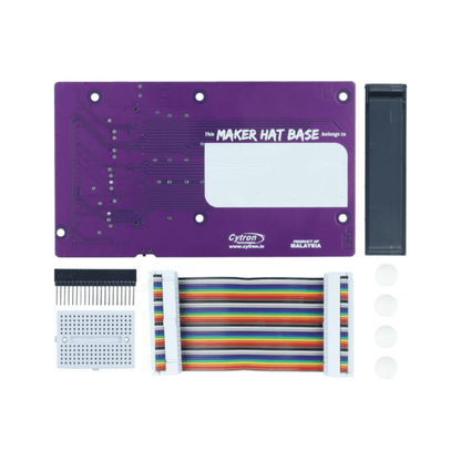Cytron Maker Hat Base For Raspberry Pi 400 GPIO Expansion Board With Grove Ports For Easy Sensor Integration