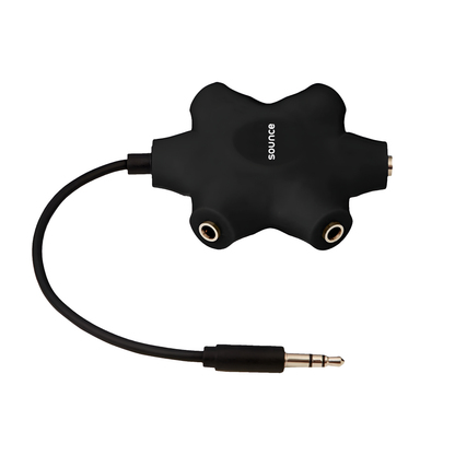5 - Port 3.5mm Audio Splitter AUX Adapter