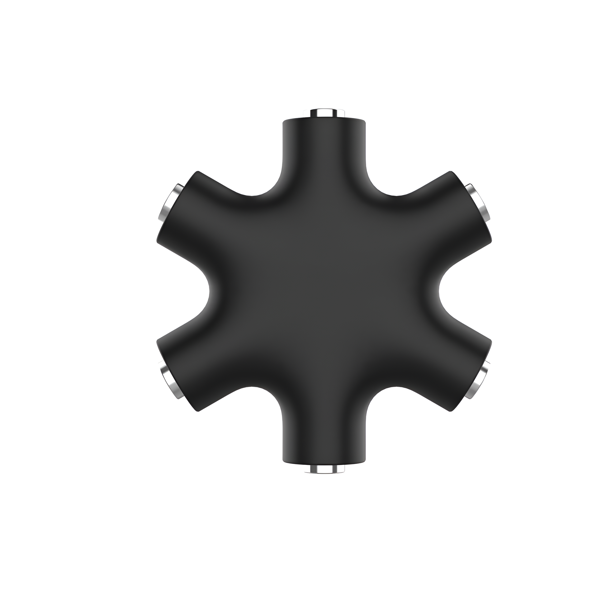 5 - Port 3.5mm Audio Splitter AUX Adapter