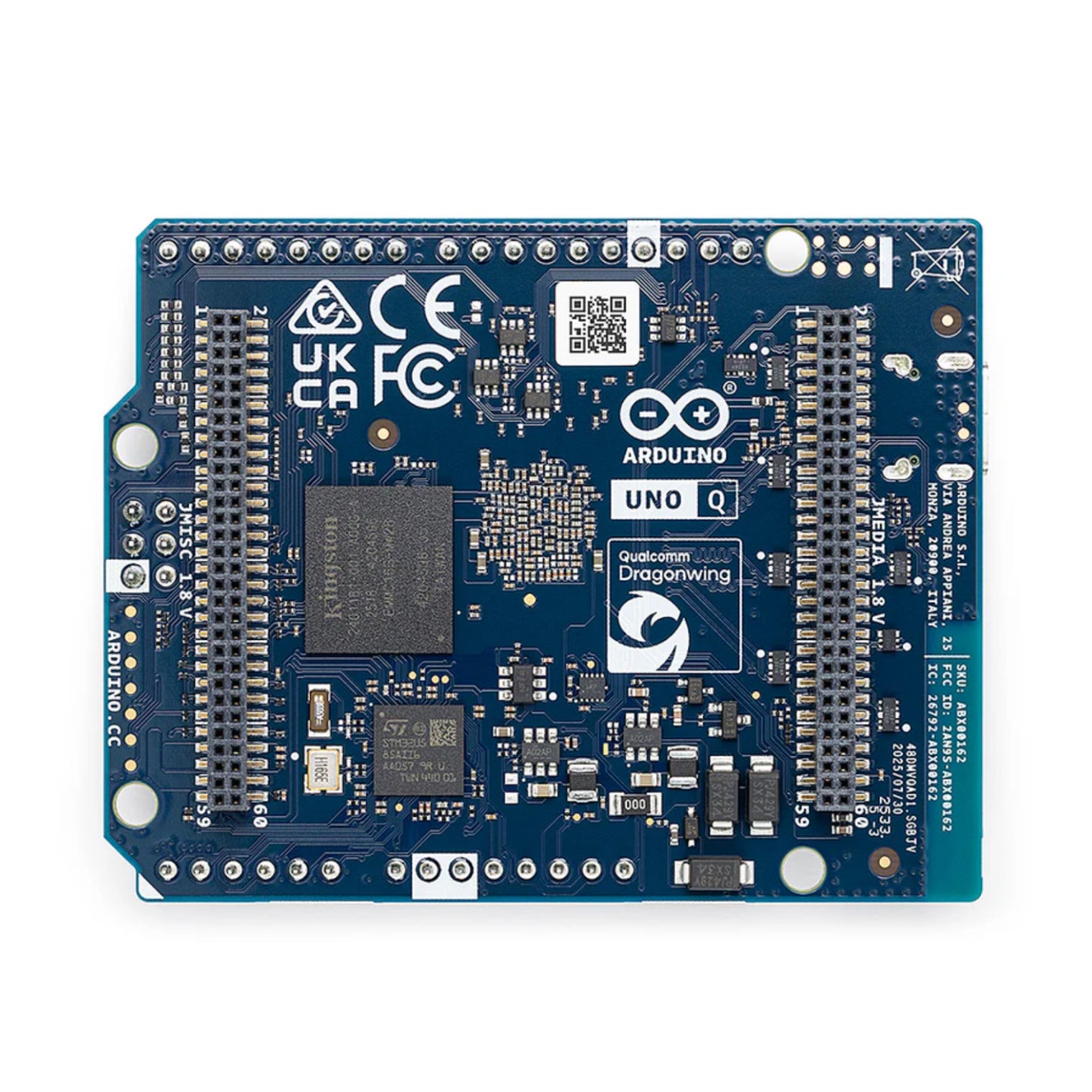 Official Arduino UNO Q Single Board Computer Dual-Core MPU + MCU Hybrid Processor with Linux Debian OS & Docker Support