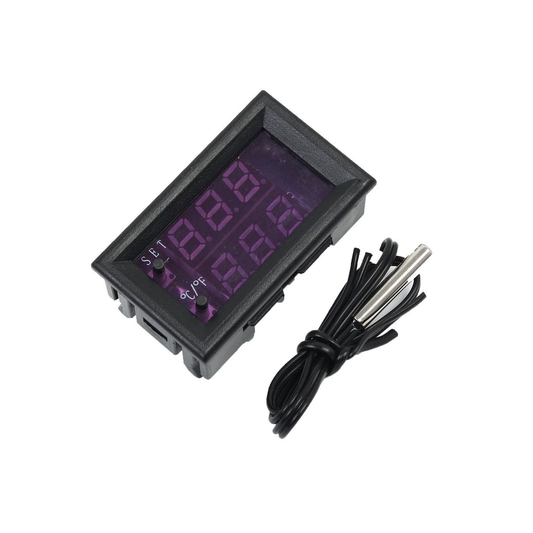 W1209WK Thermostat Digital Temperature Controller DC 12V LED Temperature Regulator Module with Temperature Sensor Probe Switch For Cooling Heating Control- RS3186