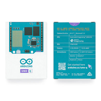 Official Arduino UNO Q Single Board Computer Dual-Core MPU + MCU Hybrid Processor with Linux Debian OS & Docker Support