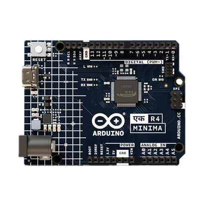 Official Arduino UNO EK (एक) R4 Minima Made in India 32-bit ARM Cortex-M4 Microcontroller Board For STEM & Prototyping