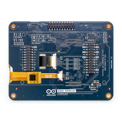 Official Arduino GIGA Display Shield with Capacitive Touch, 3.97-inch IPS Screen, and GIGA R1 WiFi Compatibility, Add GUI and Camera Interface - RS8606