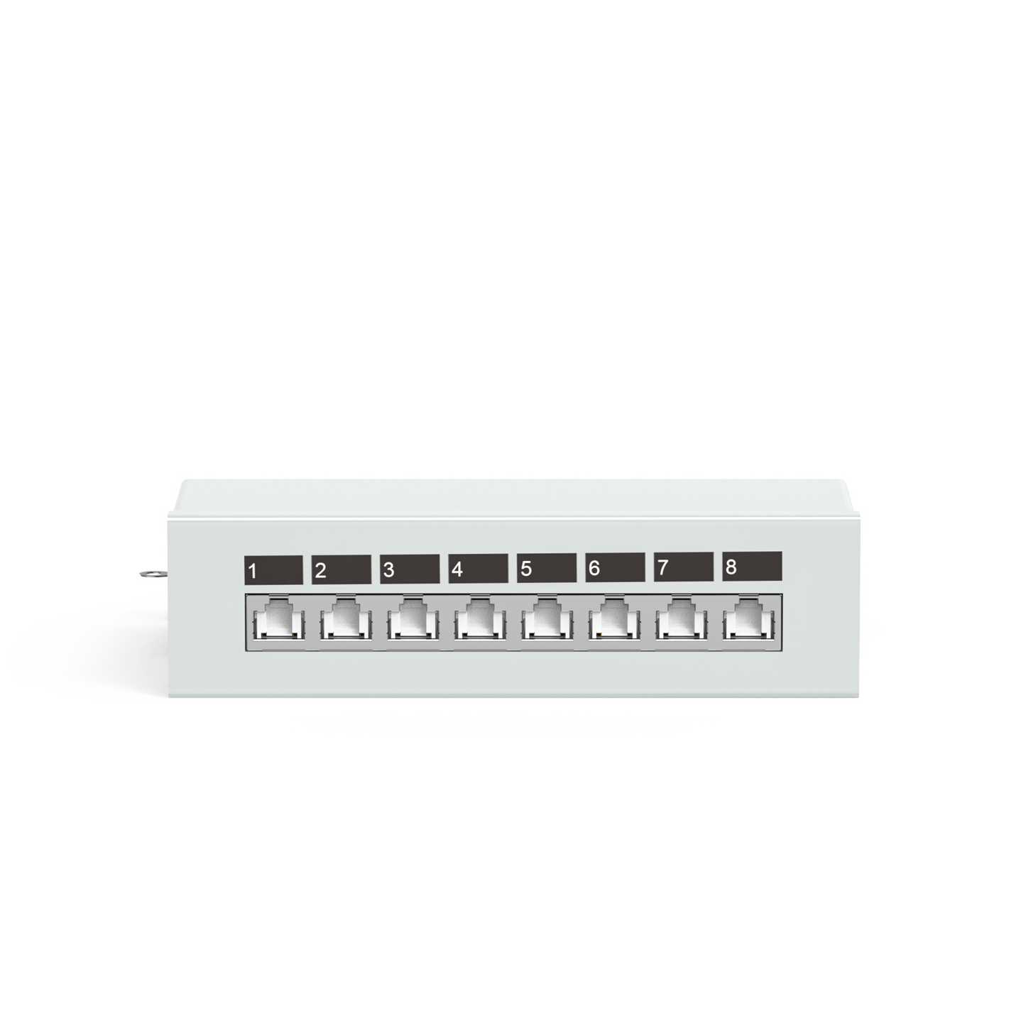 8-Port 90 Degree Patch Panel