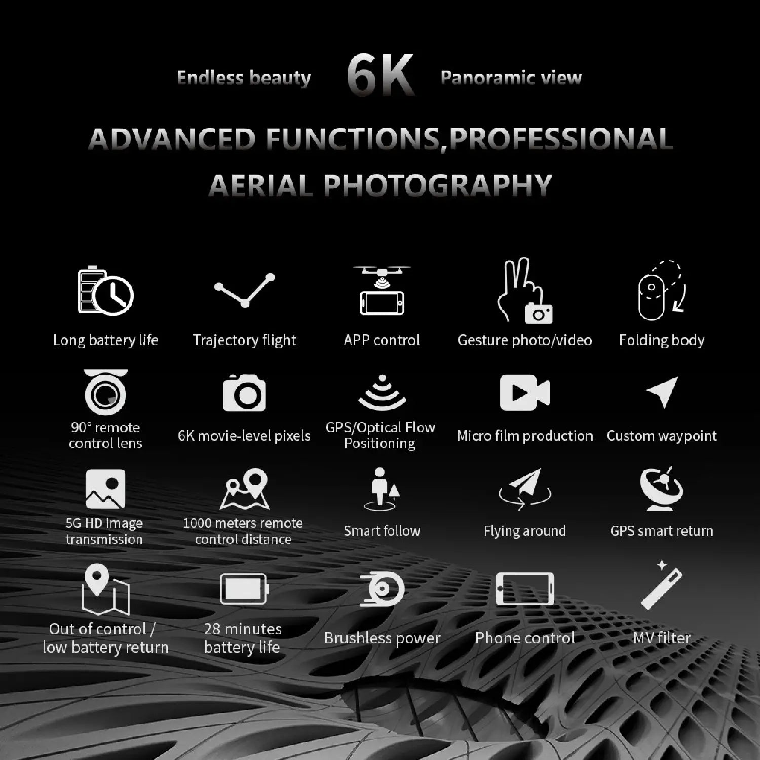 F188 5G/GPS Drone – 6K HD Camera, Brushless Motor & 35min Flight Time - RS8709