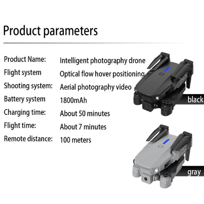 E88 Air Drone – 1080P HD Camera, Foldable & Beginner-Friendly Quadcopter