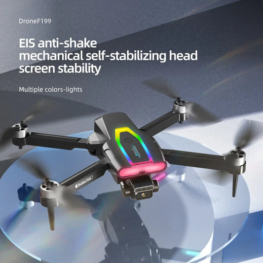 F199 Drone 8K HD – Feature-Packed, Foldable Quadcopter for Stunning Aerial Photography - RS8696