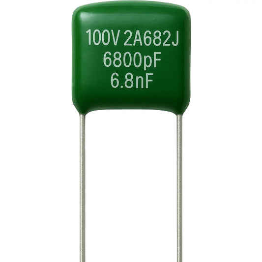 Mylar Film Capacitor 100V 2A682J 6800pF 6.8nF – High Precision & Durable - RS2107