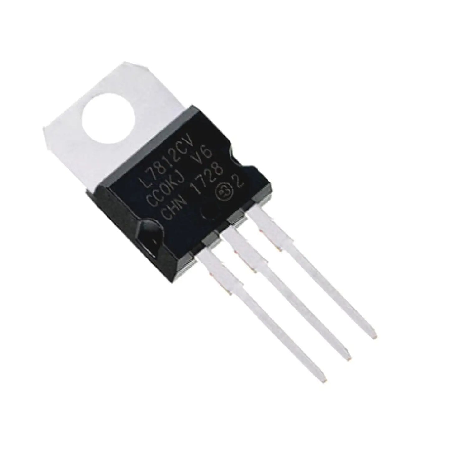 L7812CV 12V Voltage Regulator IC – 1.5A Linear Fixed Output | TO-220 Package | L7812 KA7812 MC7812 Compatible | For Arduino Power Supply, Robotics & DIY Electronics Projects India