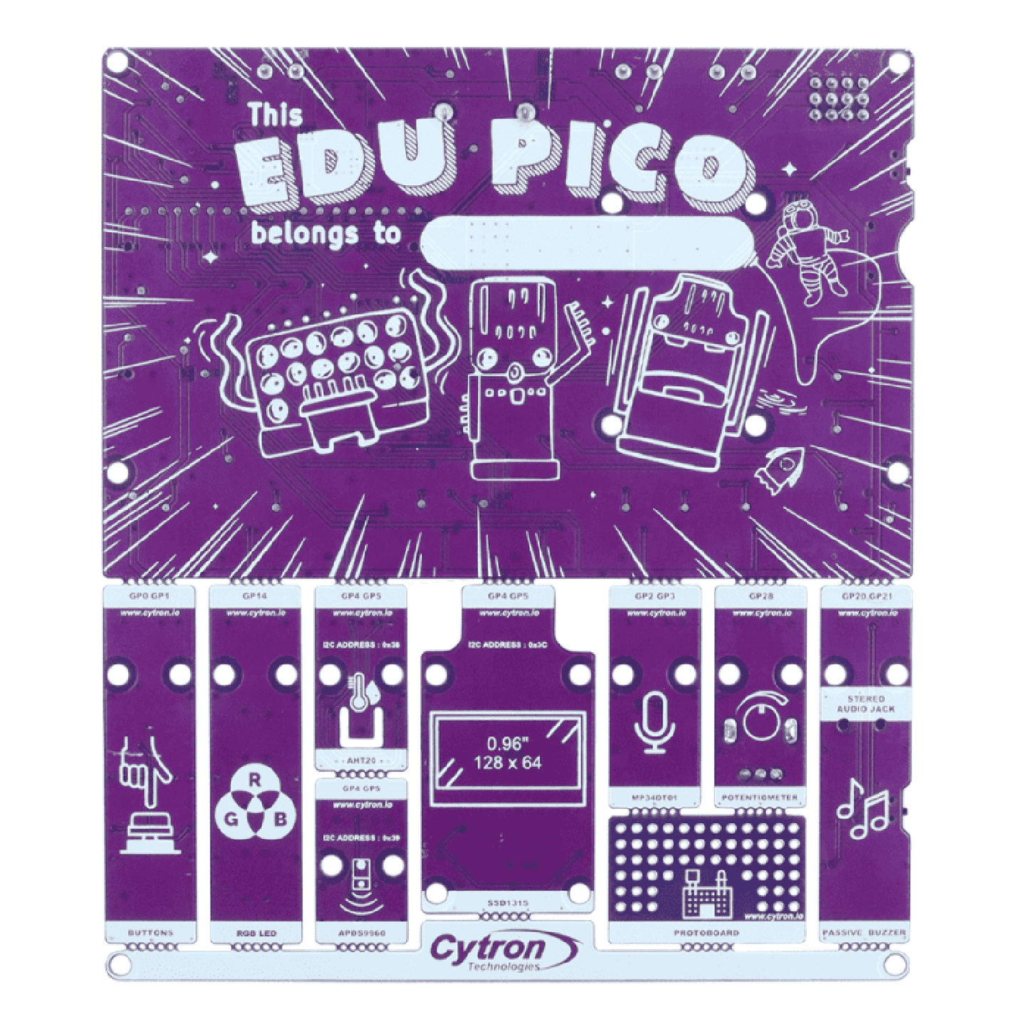Cytron EDU PICO Kit For Hands-On STEM Projects and Innovation (Without Pico W)