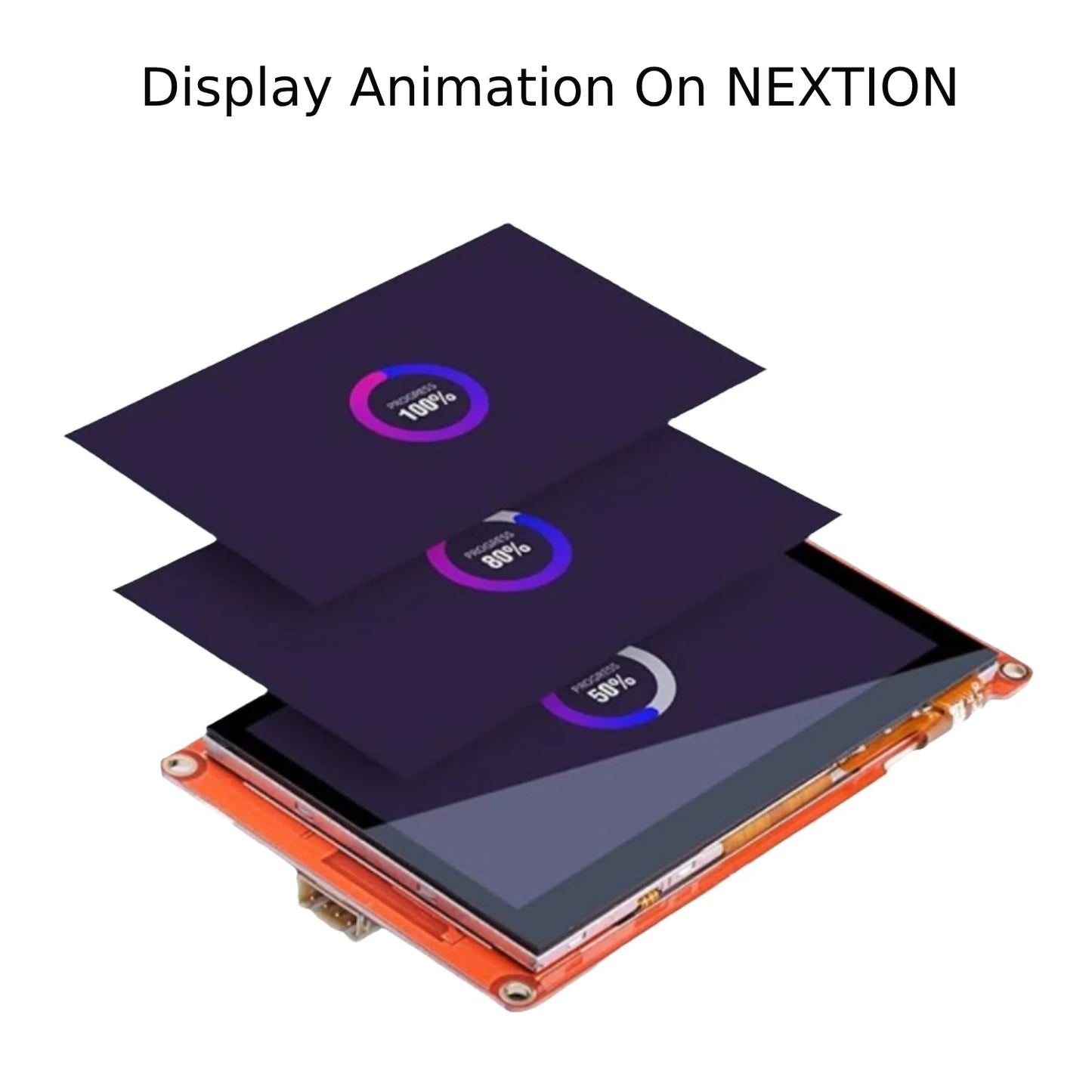 Nextion 4.3" NX4827P043-011C-Y HMI Display 4.3 Inch Intelligent Capacitive Touch Screen LCD TFT HMI Display Module NX4827P043-011C Supports Audio Video - RS4288