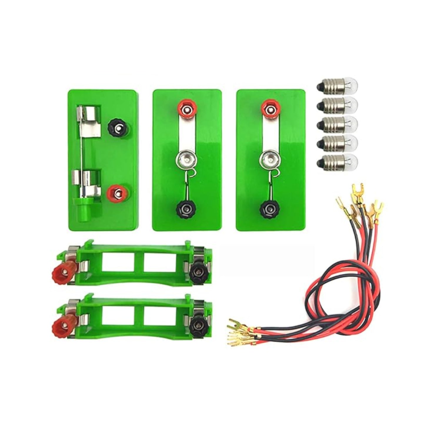 Electric Circuit Laboratory STEM Kit Circuit Learning Kit for Kids, DIY Basic Electric Circuit Laboratory Experiments Beginner Circuit Learning Project for Teaching Series and Parallel Circuit (Series Parallel Circuit) - RS6303