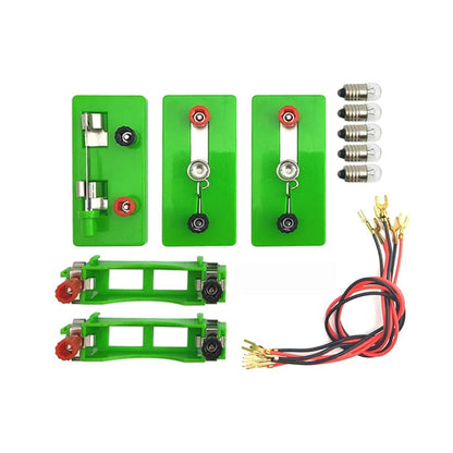 Electric Circuit Laboratory STEM Kit Circuit Learning Kit for Kids, DIY Basic Electric Circuit Laboratory Experiments Beginner Circuit Learning Project for Teaching Series and Parallel Circuit (Series Parallel Circuit) - RS6303