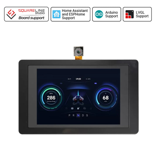 ELECROW CrowPanel-3.5" ESP32 Terminal Display With Camera, 480x320 SPI TFT Capacitive Touch Display With OV2640 Camera It's A Versatile Terminal For IoT And Embedded Projects - RS7047