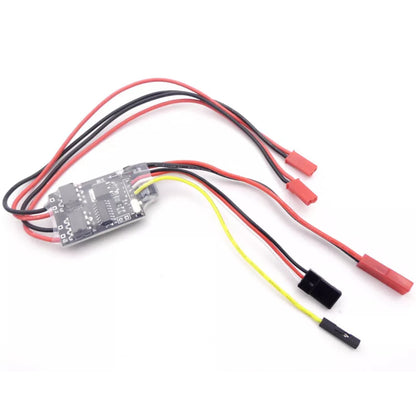 2S-3S 5A Dual Brushed ESC Dual 5A Brushed ESC With Reverse Function Powerful Dual-Channel Brushed ESC Low Heat Dissipation For RC Applications - RS3025