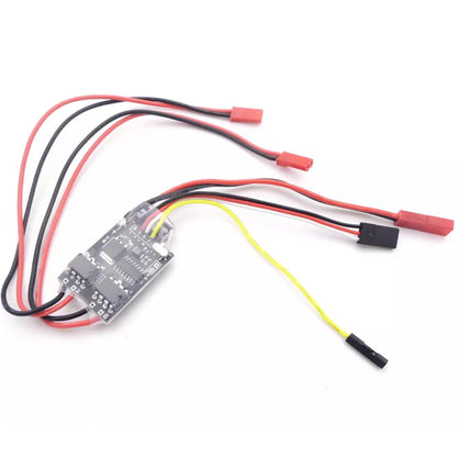 2S-3S 5A Dual Brushed ESC Dual 5A Brushed ESC With Reverse Function Powerful Dual-Channel Brushed ESC Low Heat Dissipation For RC Applications - RS3025